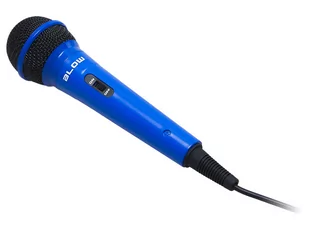 Mikrofon Dynamiczny Wokalowy Niebieski Do Śpiewania Karaoke - Instrumenty muzyczne dla dzieci - miniaturka - grafika 2