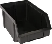 Pojemniki przemysłowe - Artech Pojemnik warsztatowy z polipropylenu standardowego, wym. 440 x 285 x 210 mm czarny - miniaturka - grafika 1