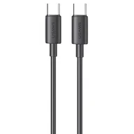 Kable USB - USAMS SJ711USB01 USB-C do USB-C 1m Czarny - miniaturka - grafika 1