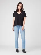 Koszulki i topy damskie - Wrangler Koszulka w kolorze czarnym - miniaturka - grafika 1