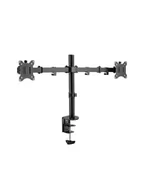 Uchwyty do monitorów - LogiLink Dual monitor mount 17-32" arm length: adjustable - miniaturka - grafika 1