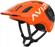 Kaski rowerowe - Kask Rowerowy Poc Axion Race Mips Orange Avip L 59-62 cm Trail Am - miniaturka - grafika 1