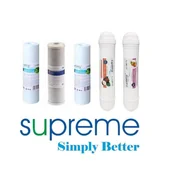 Uzdatniacze wody - Komplet wkładów do osmozy SUPREME Premium RO6 (nowa wersja) z filtrem węglowym i mineralizatorem - miniaturka - grafika 1