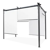 Kratki i pergole - Zadaszenie na taras SPRINT PLUS 3x3 Anthracite/White - HARDMAISTER - miniaturka - grafika 1