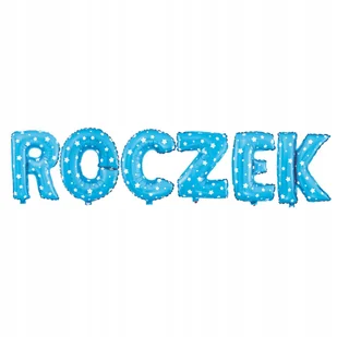BALONY ZESTAW DEKORACJI BALONY ROCZEK pierwsze 1 urodziny niebieski foliowy - Baby shower i roczek - miniaturka - grafika 1
