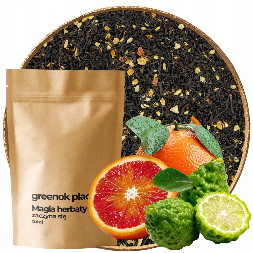 Herbata czarna Earl Grey Pomarańcza 1000g z bergamotką