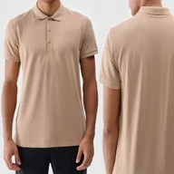 Koszulki męskie - Koszulka Polo 4F Męska T-shirt Sportowy Basic M TPTSM407 SS25 - miniaturka - grafika 1