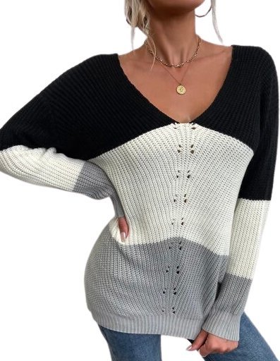 SHEIN SWETER DAMSKI Z DŁUGIM RĘKAWEM ZIMA 36 VUV