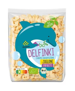 CHRUPKI KUKURYDZIANO - JAGLANE DELFINKI BIO 80 g - GRANEX - Chrupki - miniaturka - grafika 1