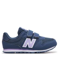 Buty dla dziewczynek - Sneakersy New Balance PV500CIL Granatowy - miniaturka - grafika 1