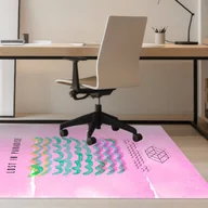 Dywany dla dzieci - Dywan winylowy Lost in paradise 100x150 cm - antypoślizgowy dywan PVC do pokoju dziecięcego, ognioodporny i zmywalny - miniaturka - grafika 1