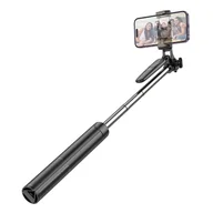Selfie stick - Selfie stick Hoco tripod z pilotem bezprzewodowym K19 czarny - miniaturka - grafika 1