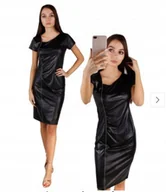 Sukienki - SUKIENKI na WESELE CZARNA MAŁA CZARNA PREZENT dla NIEJ EXTRA OKAZJA - miniaturka - grafika 1