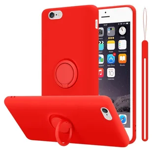 Etui ochronne Cadorabo do Apple iPhone 6 PLUS / 6S PLUS w kolorze czerwonym etui na telefon komórkowy pokrowiec z TPU - Etui i futerały do telefonów - miniaturka - grafika 1