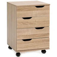 Szafki biurowe - FineBuy rolkowy FineBuy Szafka SV51850 szafka - miniaturka - grafika 1