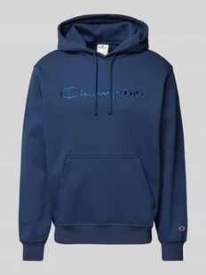 Bluza z kapturem z wyhaftowanym logo - Koszulki męskie - miniaturka - grafika 1