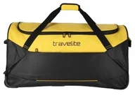 Torby podróżne - Torba Podróżna na kółkach Travelite BASICS 71cm Czarno Żółta - miniaturka - grafika 1