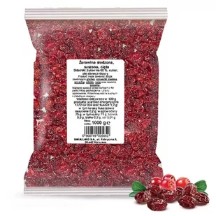 Bakalland Żurawina cięta 1 kg - Bakalie - miniaturka - grafika 1