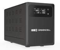 Zasilacze awaryjne UPS - Green Cell AVR UPS 1200VA 800W PowerCore 12 VDC z LCD - miniaturka - grafika 1