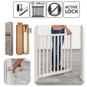 Zabezpieczenia dla dzieci - Bramka ochronna zabezpieczająca przykręcana 63-106cm REER - miniaturka - grafika 1