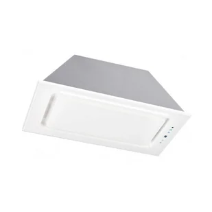 Toflesz Linea Glass LED 86,4 OK6-051 Biały - Okapy kuchenne - miniaturka - grafika 1