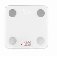 Wagi łazienkowe - Waga łazienkowa TECH-MED HW-FIT004 Biały - miniaturka - grafika 1