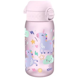 ION8 Różowa butelka na wodę w jednorożce 350 ml - Butelki filtrujące - miniaturka - grafika 1