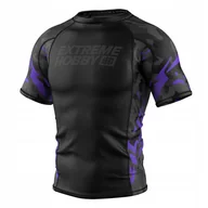 Kimona, stroje i obuwie - Koszulka Męska na siłownię rashguard MMA EXTREME HOBBY BLACK PANTHER - miniaturka - grafika 1
