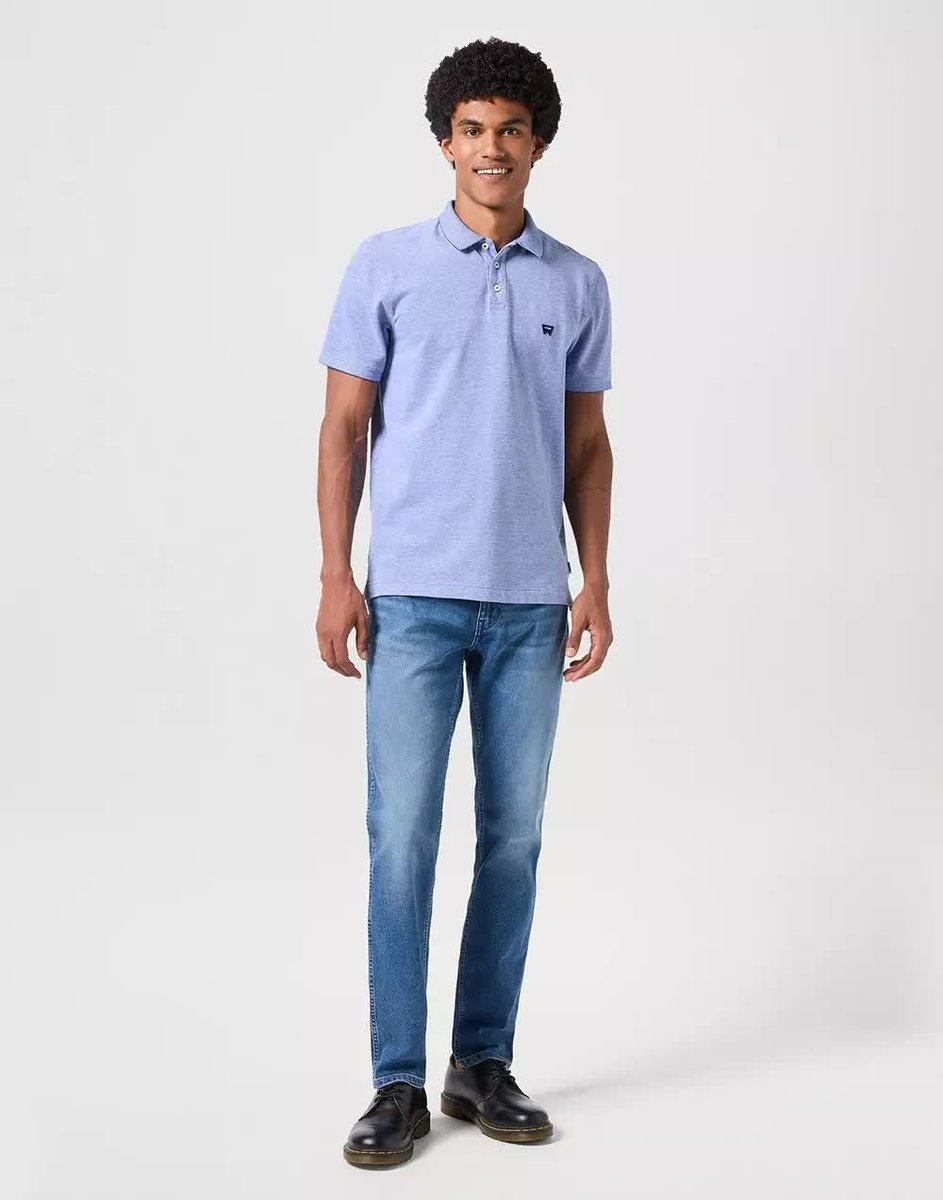 Męskie spodnie jeansowe proste Wrangler RIVER W33 L32