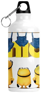 BIDON BUTELKA MINIONKI NA WODE Z NAPISEM - Shakery i bidony sportowe - miniaturka - grafika 1