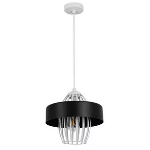 Biało-czarna druciana lampa wisząca - A308-Hewa - Lampy sufitowe - miniaturka - grafika 1