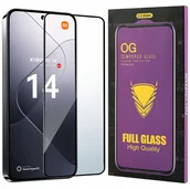 Szkła hartowane na telefon - Szkło HARTOWANE 5D do Xiaomi 14 OG PREMIUM CAŁY EKRAN PEŁNE - miniaturka - grafika 1