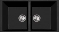 Zlewozmywaki - Zlew PLADOS ONE 7920-U CZARNY METAL (black metalik 44) (ON7920ST44) - miniaturka - grafika 1