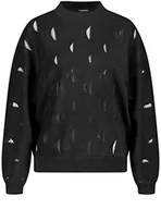 Swetry damskie - Taifun Damski sweter 272041-15412, czarny, 40 (DE) - miniaturka - grafika 1