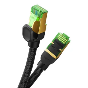 Kabel sieciowy w oplocie kat. 8 Baseus Ethernet RJ45, 40Gbps, 1m (czarny) - Kable miedziane - miniaturka - grafika 5
