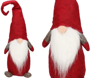 SKRZAT KRASNAL MIKOŁAJ GNOM ŚWIĄTECZNY DUŻY 45CM - Ozdoby bożonarodzeniowe - miniaturka - grafika 1