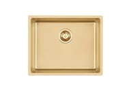 Zlewozmywaki - FOSTER SMOKEY BOWL 50x40 UNDERMOUNT GOLD - miniaturka - grafika 1