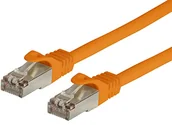 Kable miedziane - Techly ICOC CCA6F-020-OR - kabel sieciowy (2 m, Cat6, F/UTP (FTP), RJ-45, RJ-45, pomarańczowy) - miniaturka - grafika 1