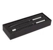 Zestawy piśmiennicze - Zestaw piśmienniczy Fortaleza, czarny - miniaturka - grafika 1