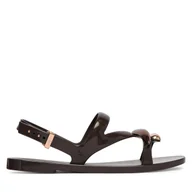 Sandały damskie - Sandały Melissa Melissa Iris Sandal Ad 37849 Brązowy - miniaturka - grafika 1