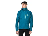 Kurtki męskie - RONHILL Wodoodporna kurtka biegowa męska TECH GORE-TEX MERCURIAL JACKET deep teal/acid - miniaturka - grafika 1