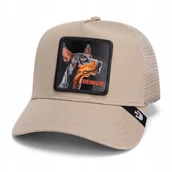 Czapki i chusty sportowe męskie - Goorin Bros. czapka z daszkiem The Doberman beżowy rozmiar uniwersalny - miniaturka - grafika 1