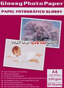 Papier Foto Fotograficzny Błysk A4 180g 20ark Fv - Papier do drukarek - miniaturka - grafika 2