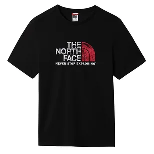 Koszulka The North Face Rust 2 0A4M684A91 - czarne - Koszulki sportowe męskie - miniaturka - grafika 1