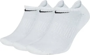 Skarpety NIKE Everyday Cushioned 3 PAK Stopki BIAŁE Sportowe - Skarpetki damskie - miniaturka - grafika 1