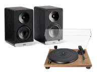 Zestawy stereo - Audio-Technica AT-LPW40WN (orzech) + Connex (czarny) - miniaturka - grafika 1