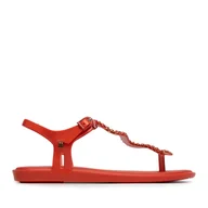 Sandały damskie - Sandały Melissa Solar 33283 Czerwony - miniaturka - grafika 1