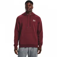 Bluzy sportowe męskie - Męska bluza dresowa nierozpinana z kapturem Under Armour UA Essential Fleece Crew - UNDER ARMOUR - miniaturka - grafika 1