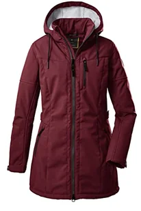 G.I.G.A. DX Damska parka Casual Softshell z odpinanym kapturem GW 5 WMN SFTSHLL PRK, ciemnoczerwona, 38, 38520-000 - Moda i Uroda OUTLET - miniaturka - grafika 1