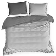 Pościel - Eurofirany Pościel dwustronna srebrna+stalowa satynowa Nova3 180x200 ef-psc-nova3sr+sta-180 - miniaturka - grafika 1